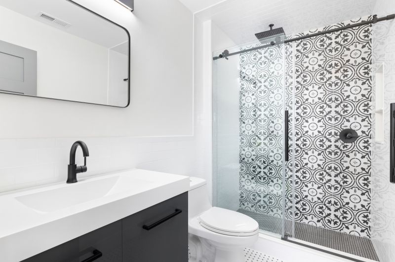 Tile Patterns in Shower Floors